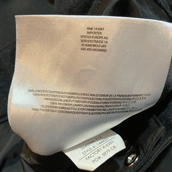 Spyder ECHO insulated pants black 18 long - Picture 12 of 12